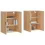 Armarios de pared 2 uds madera de ingeniería roble Sonoma von , Sideboards - Ref: Foro24-3198036, Preis: 143,05 €, Rabatt: %