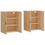 Armarios de pared 2 uds madera de ingeniería roble Sonoma von , Sideboards - Ref: Foro24-3198036, Preis: 143,05 €, Rabatt: %