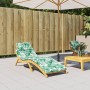 Cojín de tumbona tela Oxford estampado de hojas by , Cushions for chairs and sofas - Ref: Foro24-361352, Price: 38,54 €, Disc...