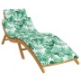 Cojín de tumbona tela Oxford estampado de hojas by , Cushions for chairs and sofas - Ref: Foro24-361352, Price: 38,54 €, Disc...