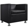 Sillón de cuero sintético negro by , Armchairs - Ref: Foro24-242210, Price: 207,09 €, Discount: %
