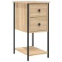 Mesita de noche madera de ingeniería roble Sonoma 32x42x70 cm by , Nightstands - Ref: Foro24-826095, Price: 74,06 €, Discount: %