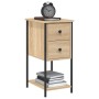 Mesita de noche madera de ingeniería roble Sonoma 32x42x70 cm by , Nightstands - Ref: Foro24-826095, Price: 74,06 €, Discount: %