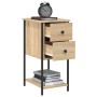 Mesita de noche madera de ingeniería roble Sonoma 32x42x70 cm by , Nightstands - Ref: Foro24-826095, Price: 74,06 €, Discount: %