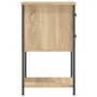 Mesita de noche madera de ingeniería roble Sonoma 32x42x70 cm by , Nightstands - Ref: Foro24-826095, Price: 74,06 €, Discount: %