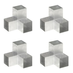 Conectores de postes en Y 4 uds metal galvanizado 101x101 mm von , Zaunpfosten - Ref: Foro24-145482, Preis: 87,41 €, Rabatt: ...