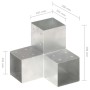 Conectores de postes en Y 4 uds metal galvanizado 101x101 mm de , Postes de cerca - Ref: Foro24-145482, Precio: 72,47 €, Desc...