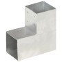 Conector de postes en forma de L metal galvanizado 101x101 mm de , Postes de cerca - Ref: Foro24-145477, Precio: 21,79 €, Des...