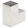 Conector de postes en forma de L metal galvanizado 101x101 mm de , Postes de cerca - Ref: Foro24-145477, Precio: 21,79 €, Des...
