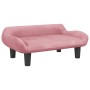 Cama para perros de terciopelo rosa 70x40x24 cm von , Betten für Hunde - Ref: Foro24-171954, Preis: 68,74 €, Rabatt: %