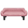Cama para perros de terciopelo rosa 70x40x24 cm von , Betten für Hunde - Ref: Foro24-171954, Preis: 68,74 €, Rabatt: %