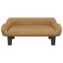 Cama para perros de terciopelo marrón 70x40x24 cm by , Beds for dogs - Ref: Foro24-171956, Price: 72,01 €, Discount: %