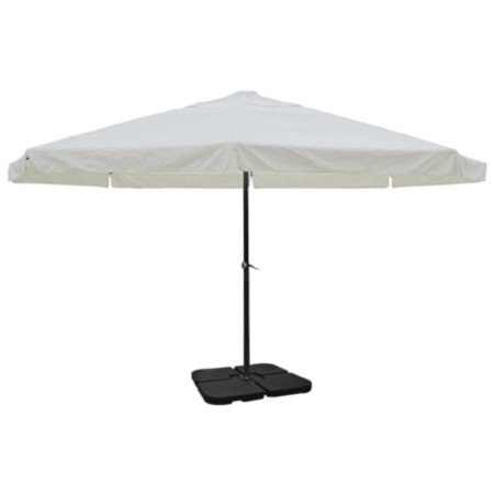 Sombrilla de jardín con base portátil aluminio blanco von , Sonnenschirme - Ref: Foro24-271716, Preis: 328,74 €, Rabatt: %
