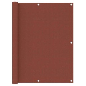 Toldo para balcón de tela oxford terracota 120x300 cm