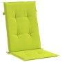 Cojín silla de jardín respaldo alto 2 uds tela verde 120x50x3cm by , Cushions for chairs and sofas - Ref: Foro24-314119, Pric...