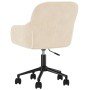 Silla de oficina giratoria de terciopelo color crema von , Bürostühle - Ref: Foro24-344876, Preis: 99,22 €, Rabatt: %