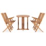 Set de comedor de jardín plegable 5 pzas madera maciza de teca by , Garden sets - Ref: Foro24-3059975, Price: 505,65 €, Disco...