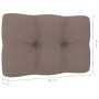 Silla de jardín cojines 2 uds gris taupe madera pino impregnada by , Garden chairs - Ref: Foro24-3065797, Price: 406,49 €, Di...