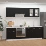 Juego de muebles de cocina 8 piezas madera de ingeniería negro von , Küchenschränke - Ref: Foro24-3067648, Preis: 496,12 €, R...