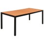 Juego de comedor de jardín 9 piezas aluminio negro by , Garden sets - Ref: Foro24-3070630, Price: 874,01 €, Discount: %