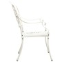 Mesa y sillas de bistró 3 piezas aluminio fundido blanco by , Garden sets - Ref: Foro24-3070576, Price: 577,35 €, Discount: %