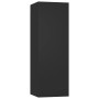Set de muebles de salón TV 4 piezas madera de ingeniería negro by , TV Furniture - Ref: Foro24-3078791, Price: 166,35 €, Disc...