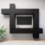 Set de muebles de salón TV 8 piezas madera ingeniería negro von , TV-Möbel - Ref: Foro24-3078843, Preis: 452,14 €, Rabatt: -5%%
