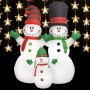 Familia de muñecos de nieve inflable Navidad LED IP44 240 cm by , Christmas lights - Ref: Foro24-245707, Price: 108,75 €, Dis...