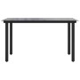 Mesa comedor jardín acero y vidrio templado negro 200x100x74 cm by , Garden tables - Ref: Foro24-319284, Price: 225,04 €, Dis...
