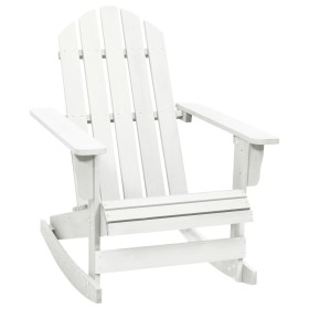Mecedora de jardín de madera blanca von , Gartenstühle - Ref: Foro24-40861, Preis: 101,60 €, Rabatt: -5%%