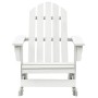 Mecedora de jardín de madera blanca von , Gartenstühle - Ref: Foro24-40861, Preis: 101,60 €, Rabatt: -5%%