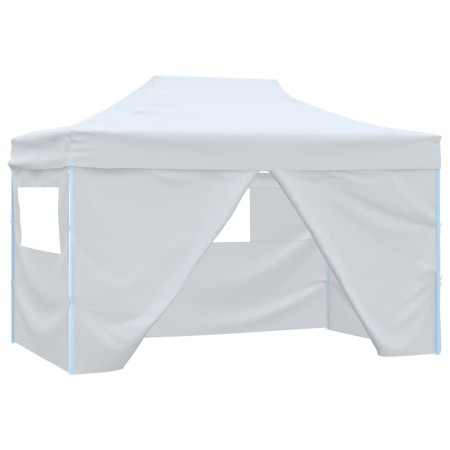 Carpa plegable para celebraciones con 4 paredes blanco 3x4,5 m de , Carpas y cenadores - Ref: Foro24-48870, Precio: 170,05 €,...