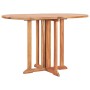 Set de comedor de jardín plegable 5 piezas madera maciza teca von , Gartensets - Ref: Foro24-49003, Preis: 396,89 €, Rabatt: ...