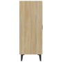 Aparador de madera contrachapada roble Sonoma 70x34x90 cm de , Aparadores - Ref: Foro24-812108, Precio: 85,16 €, Descuento: %