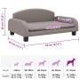 Cama para perros de tela gris taupé 70x45x30 cm von , Betten für Hunde - Ref: Foro24-171963, Preis: 78,46 €, Rabatt: -5%%