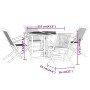 Set de comedor de jardín plegable 5 pzas madera maciza de teca von , Gartensets - Ref: Foro24-3096572, Preis: 629,28 €, Rabat...