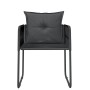 Juego de comedor para jardín 7 piezas negro by , Garden sets - Ref: Foro24-3099081, Price: 581,07 €, Discount: %
