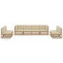 8-piece garden furniture set with solid pine wood cushions by vidaXL, Garden sets - Ref: Foro24-3076482, Price: 866,93 €, Dis...
