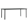 Juego de comedor de jardín 9 piezas con cojines negro von , Gartensets - Ref: Foro24-3099358, Preis: 1,00 €, Rabatt: %