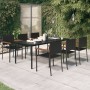 Juego de comedor para jardín 7 piezas negro von , Gartensets - Ref: Foro24-3099417, Preis: 541,06 €, Rabatt: -5%%