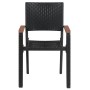Juego de comedor para jardín 7 piezas negro von , Gartensets - Ref: Foro24-3099417, Preis: 541,06 €, Rabatt: -5%%
