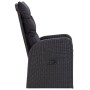 Juego de comedor de jardín 7 piezas con cojines negro by , Garden sets - Ref: Foro24-3099483, Price: 1,00 €, Discount: %