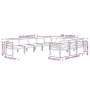 Set muebles de jardín 10 pzas y cojines aluminio gris antracita by , Garden sets - Ref: Foro24-3107825, Price: 1,00 €, Discou...