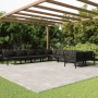 Set muebles de jardín 10 pzas y cojines aluminio gris antracita von , Gartensets - Ref: Foro24-3107827, Preis: 1,00 €, Rabatt: %