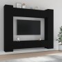 Set de muebles para TV 8 piezas madera contrachapada negro von , TV-Möbel - Ref: Foro24-3114231, Preis: 395,75 €, Rabatt: -5%%