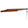 Toldo retráctil automático naranja y marrón 3x2,5 m by , Awnings - Ref: Foro24-3154516, Price: 273,79 €, Discount: %