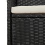 Set de muebles jardín 5 pzas con cojines ratán sintético negro by , Garden sets - Ref: Foro24-3157529, Price: 398,62 €, Disco...