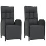 Set de comedor de jardín 9 pzas y cojines ratán sintético negro by , Garden sets - Ref: Foro24-3185196, Price: 1,00 €, Discou...