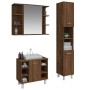 Set de muebles de baño 3 pzas madera contrachapada roble marrón von , Badezimmermöbel - Ref: Foro24-3187608, Preis: 193,48 €,...