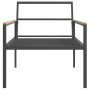 Juego muebles de jardín 3 pzas y cojines acero gris antracita by , Garden sets - Ref: Foro24-364110, Price: 341,90 €, Discoun...